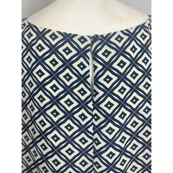 Kasper Multicolor Geo Print Flared Bell Sleeve Pullover Blouse Plus Size 3X - Picture 6 of 8